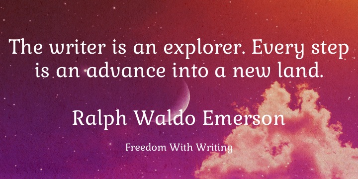 The writer is an explorer.