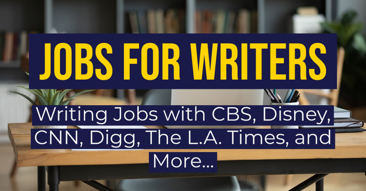 12 Full Time Jobs for Writers, Editors, Journalists, and Copywriters